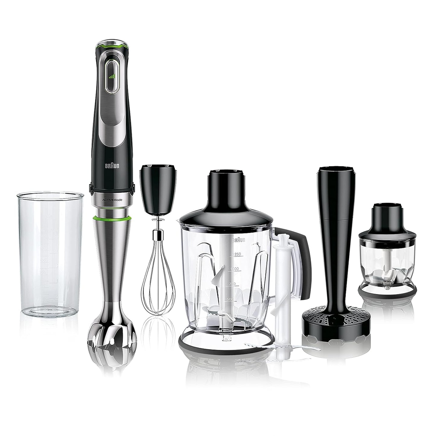 MultiQuick 9 Hand Blender | 1200W | Lightweight |Black