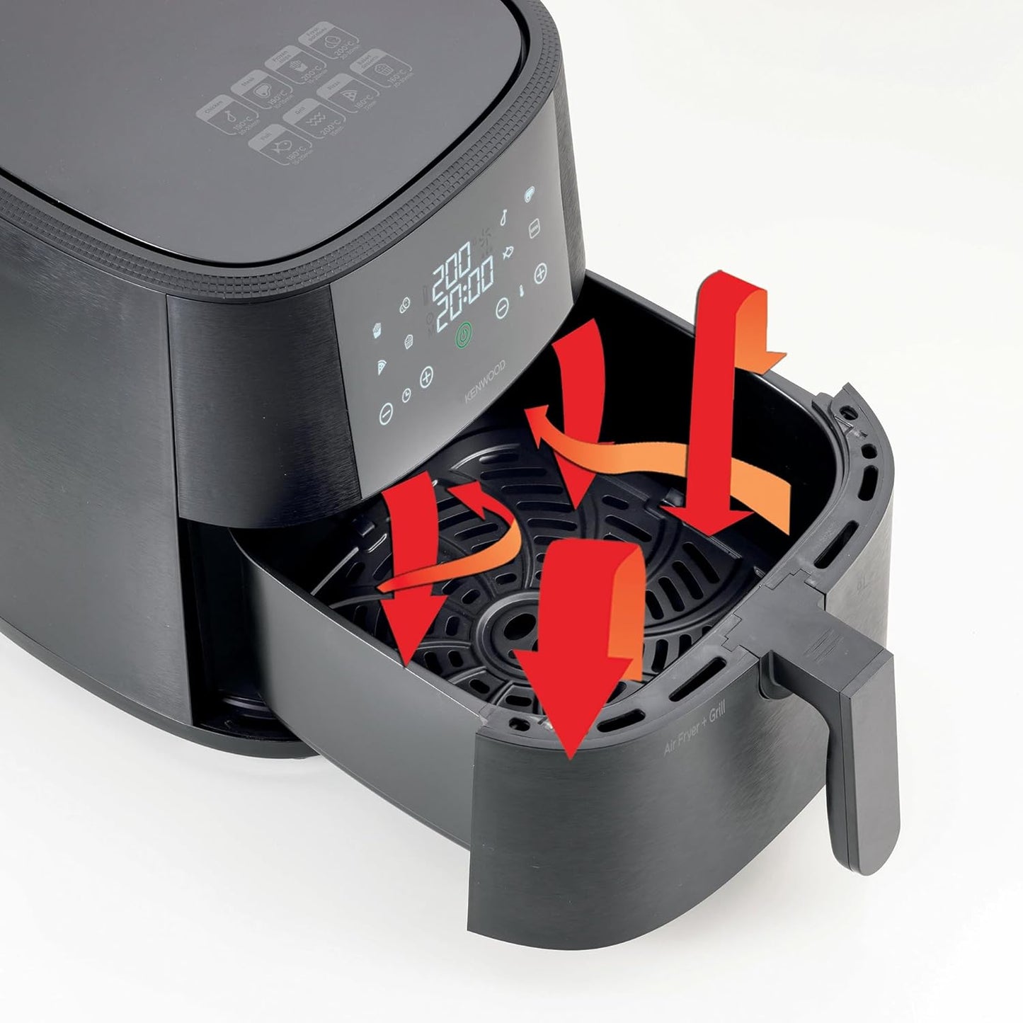 KENWOOD Airfryer | 9 Litre | Black | Digital Air Fryer