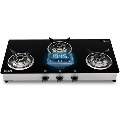 Beyond Appliances Auriga 3-Burner  Auto Ignition | Digital Timer |