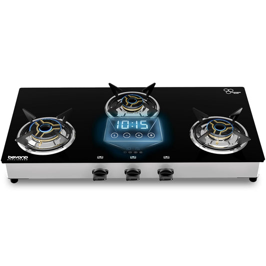Beyond Appliances Auriga 3-Burner  Auto Ignition | Digital Timer |