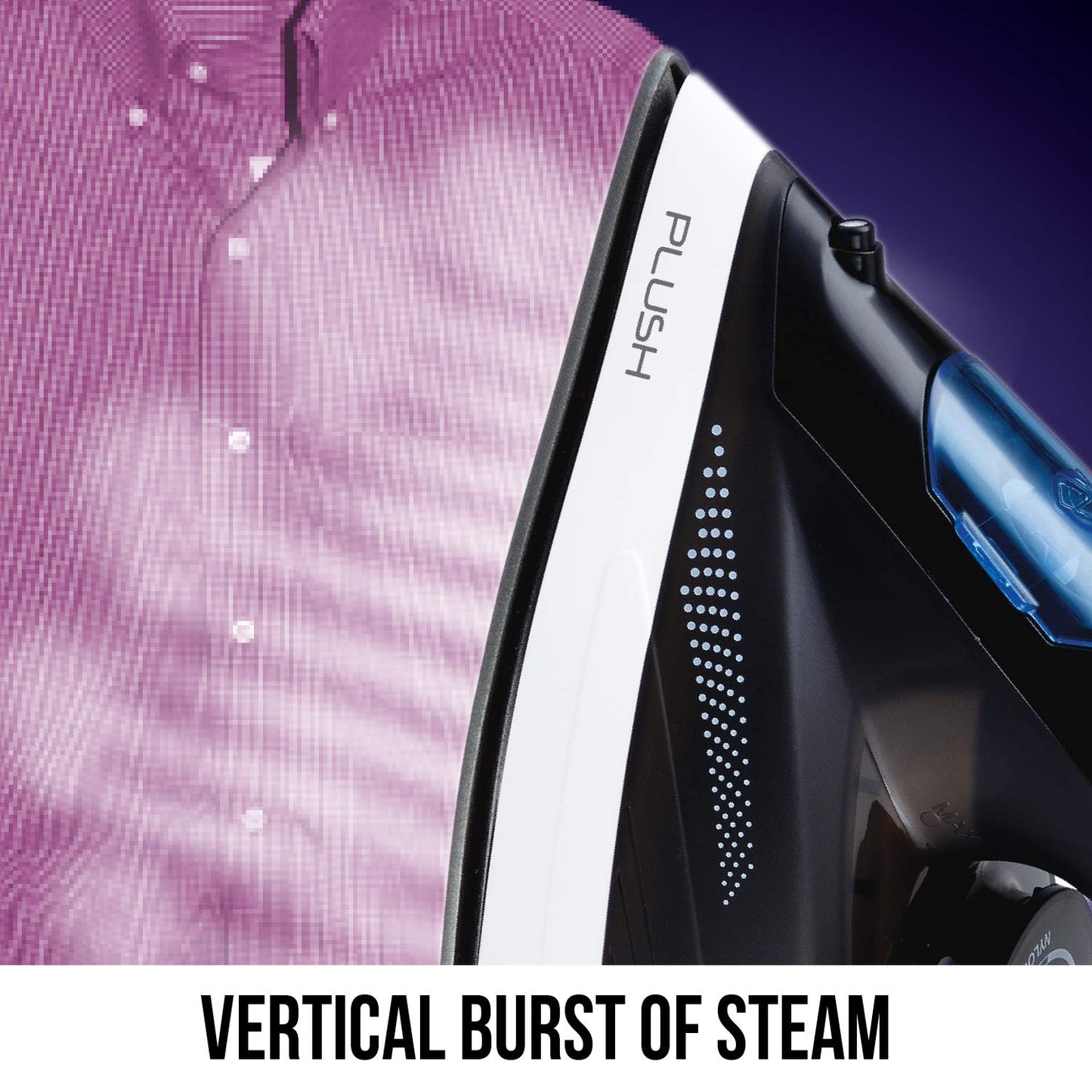Havells Plush | 1600 Watts | Steam Iron | Black | Anti Scale & Anti Drip |