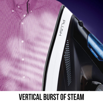 Havells Plush | 1600 Watts | Steam Iron | Black | Anti Scale & Anti Drip |