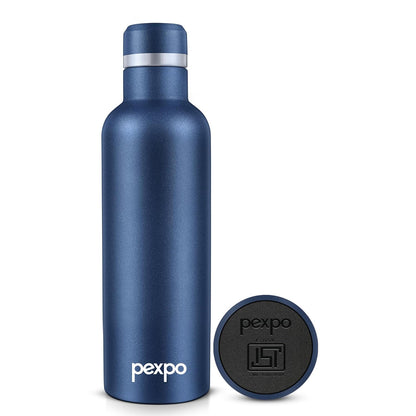 Pexpo Oreo Stainless Steel Water Bottle | 550ml | 3 Layered Insulation |