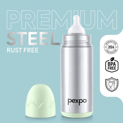 Pexpo thermo Stainless Steel  | Joy Baby feeder | 300 ml | ISI Certified |