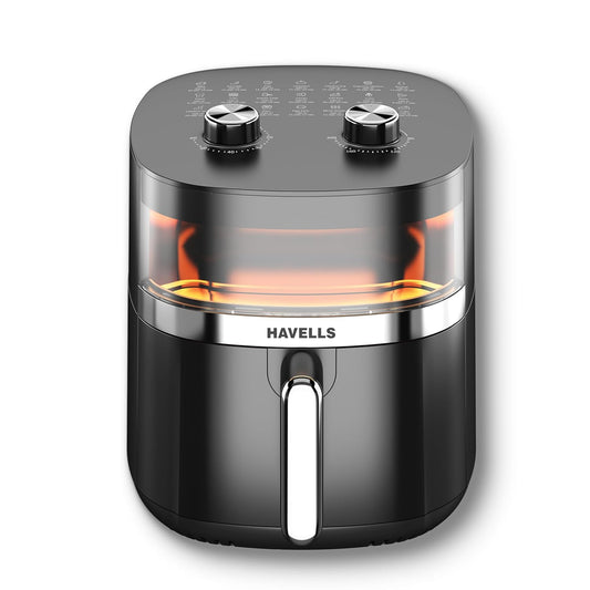 Havells Prolife Stellar Chef Air Fryer 5.5 Ltr | 1500 Watts | See Through Window |