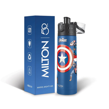 Milton Marvel Mighty Thermosteel Water Bottle | Leak Proof | Ideal for School going Kids |