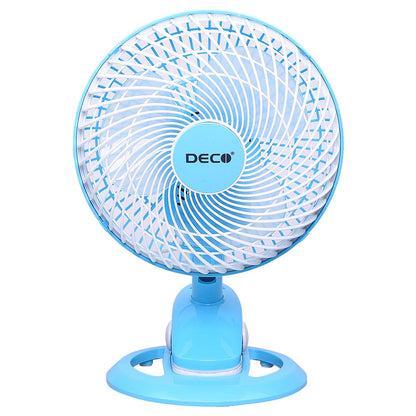Deco Nano Portable table Fan | Sky Blue | 20 Watts | Compact & Lightweight | Freestanding |