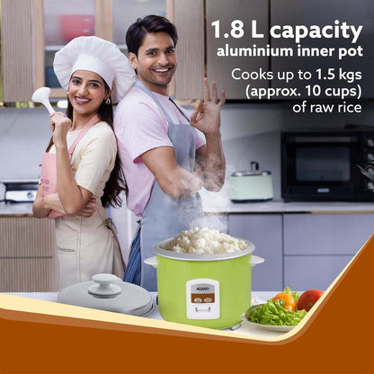 Buy Agaro Marvel Electric Rice Cooker | 1.8L | Green | Order Now |