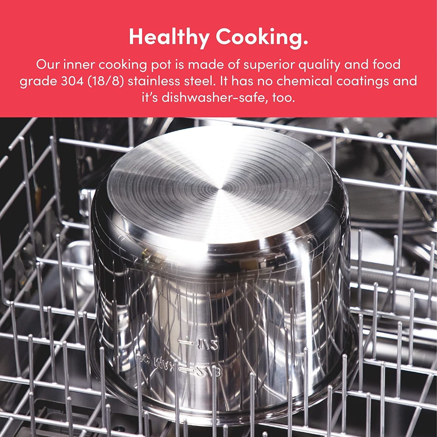 Nutricook | Electric Pressure Cooker | 6Litre | 1000W | 9 In 1 Instant