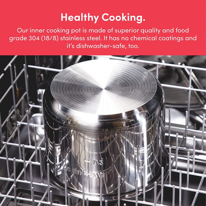 Nutricook | Electric Pressure Cooker | 6Litre | 1000W | 9 In 1 Instant