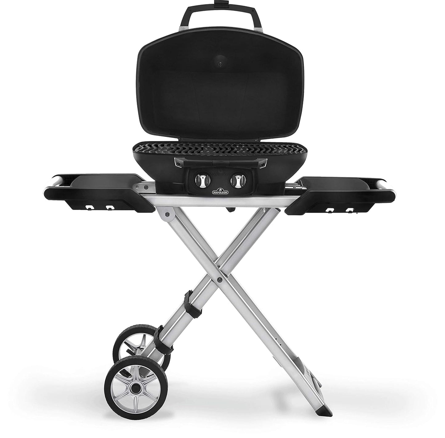 Napoleon TravelQ | PRO285X | Portable | Gas Grill | Foldable Scissor Cart | Black | 2 Burners |