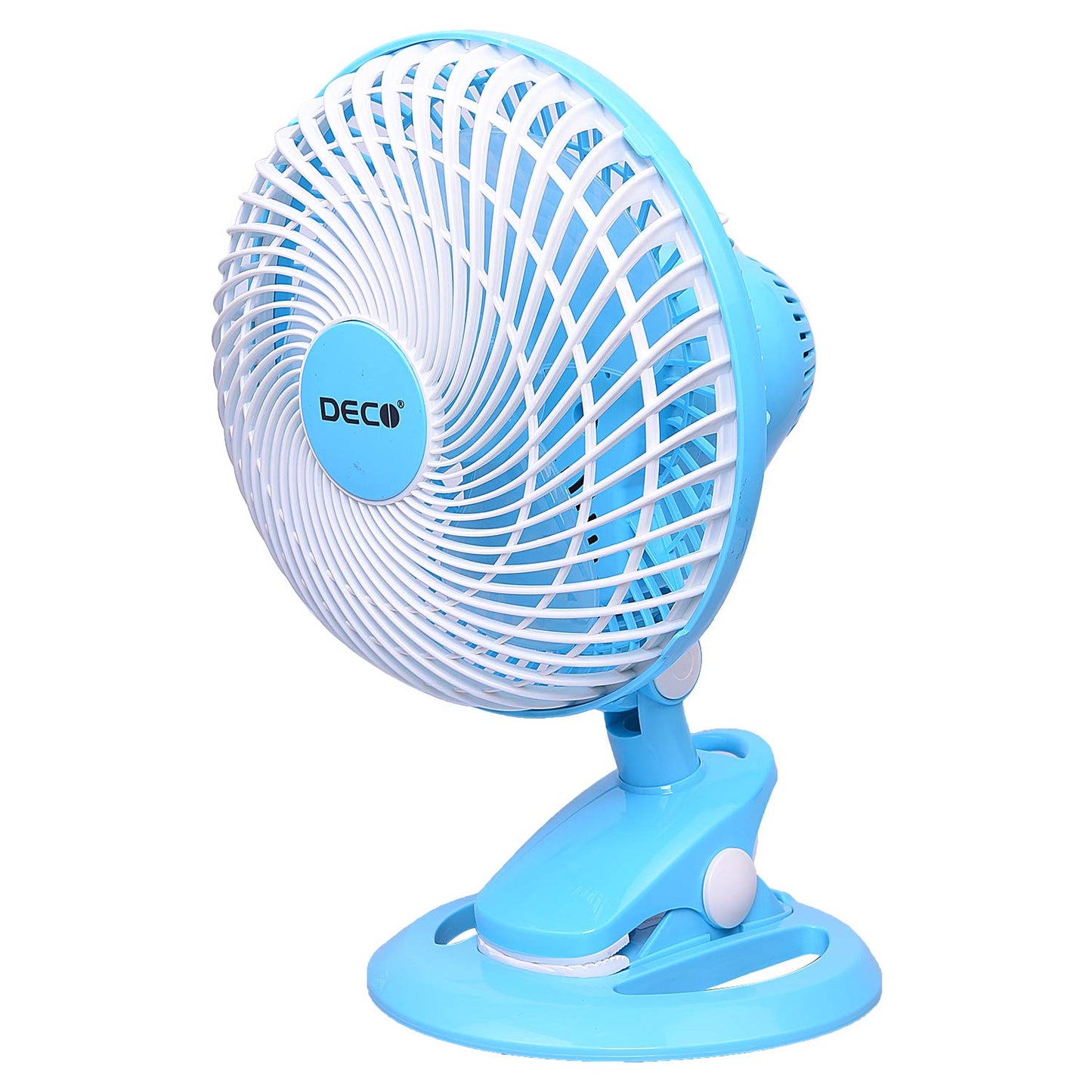 Deco Nano Portable table Fan | Sky Blue | 20 Watts | Compact & Lightweight | Freestanding |