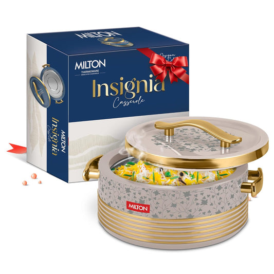 MILTON Insignia 2000 Casserole | 1900 ml | ISI Certified | Beige |