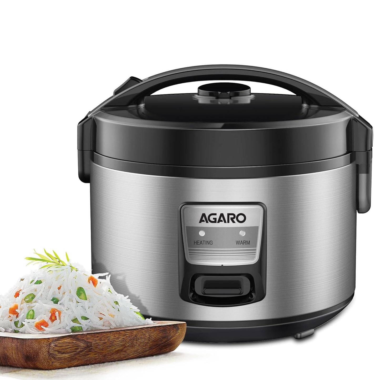 Agaro Regency Electric Rice Cooker | 5L | Automatic Cooking | Easy Grip Handle |