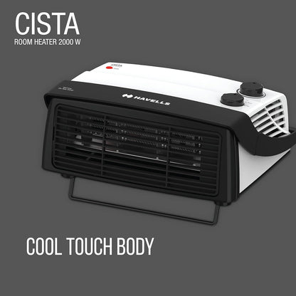 Havells Cista | Room Heater | White | 2000 W