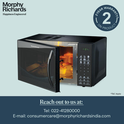 Morphy Richards Air 23Cgad Convection Microwave Oven | 23 Litre | Black |