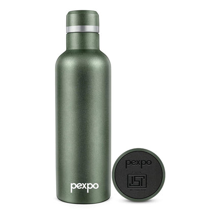 Pexpo Oreo Stainless Steel Water Bottle | 550ml | 3 Layered Insulation |