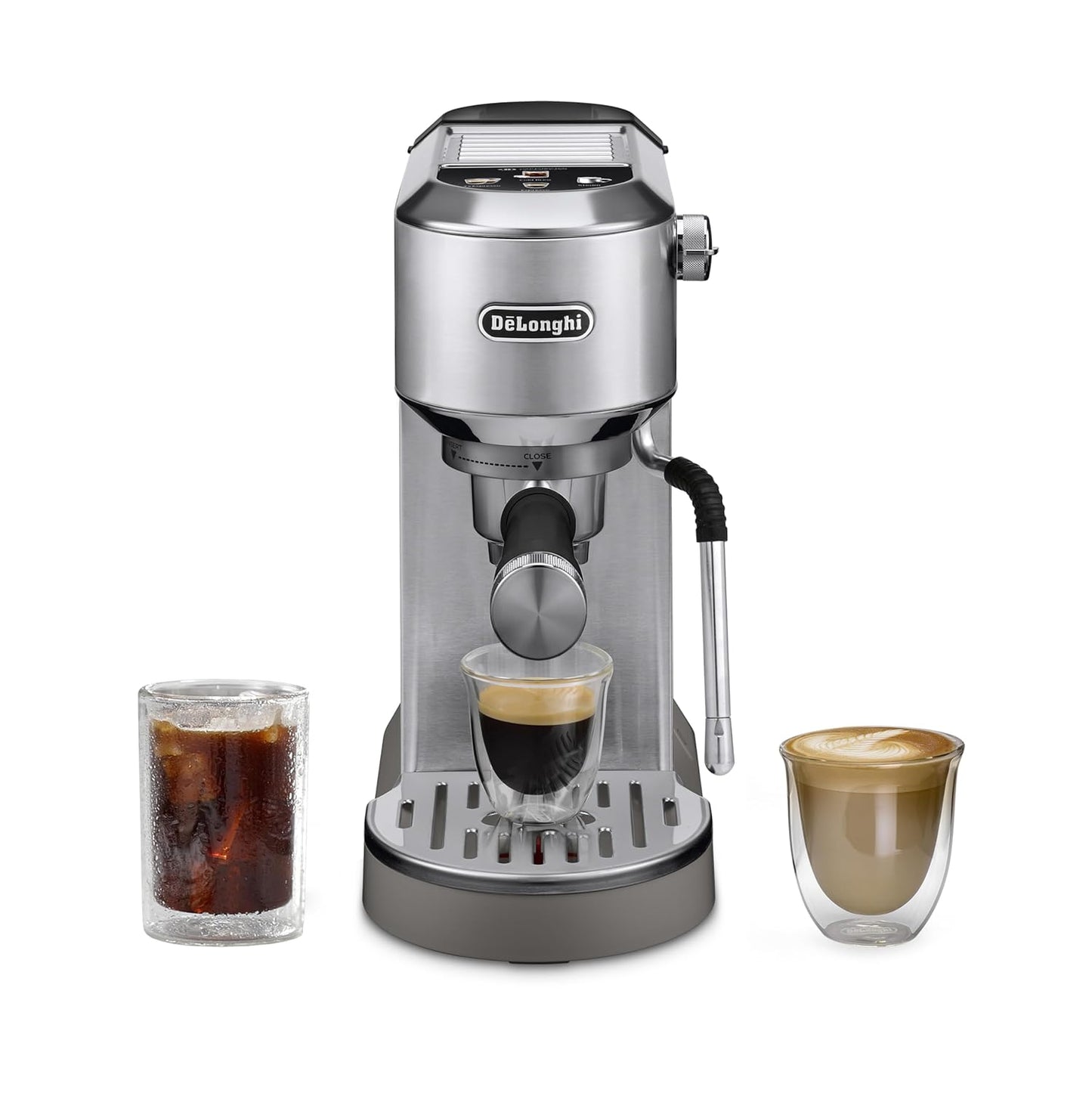 Delonghi Dedica Duo Coffee Machine | Espresso Machine | Hot, Cold & Iced Coffee |