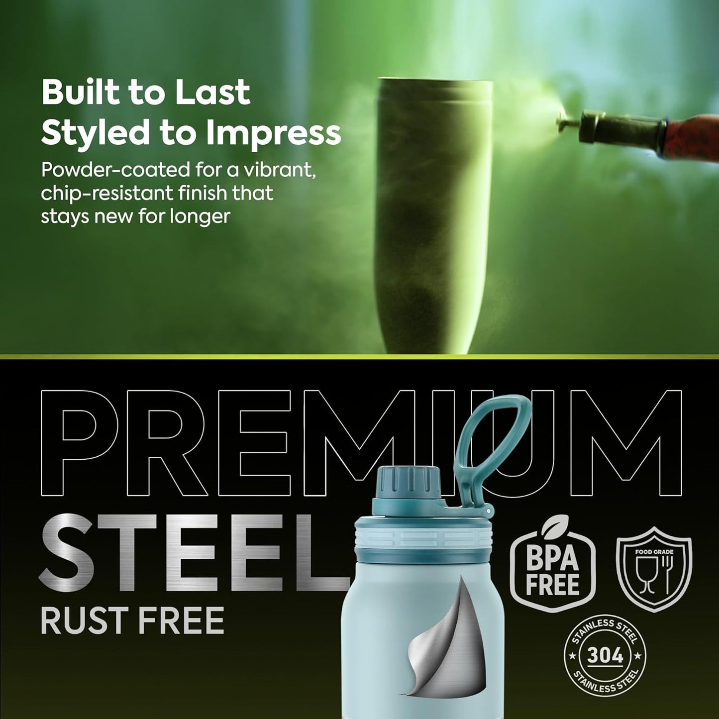 Pexpo Austin Stainless Steel Sipper Water Bottle | 740 ml |