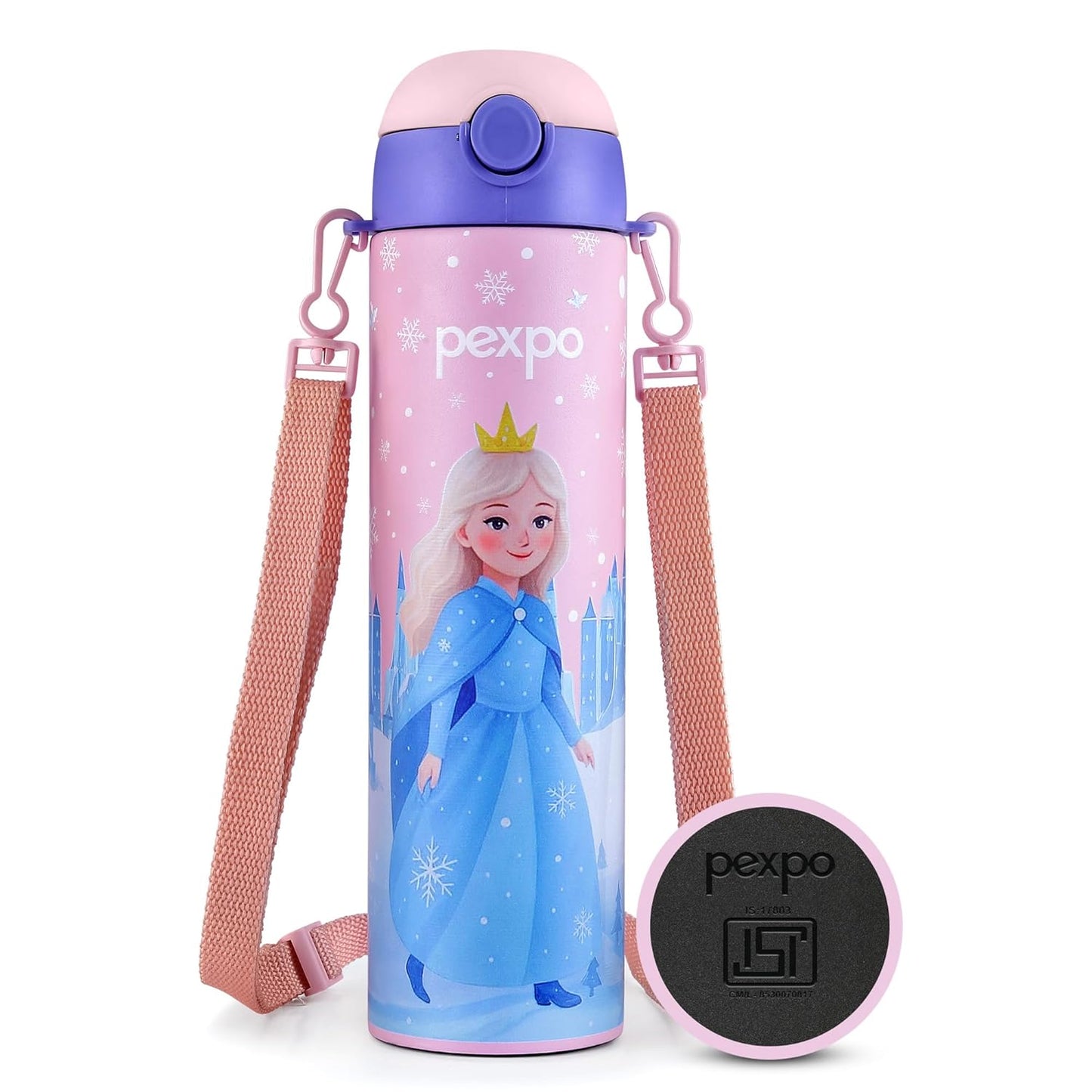 Pexpo Sporty Water Bottle | 700ml | Sipper Cap | Leak Proof |