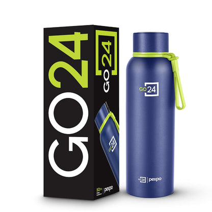 Pexpo Stainless Steel Insulated Flask Bravo | Leak Proof Lid | BPA Free | Hot & Cold |
