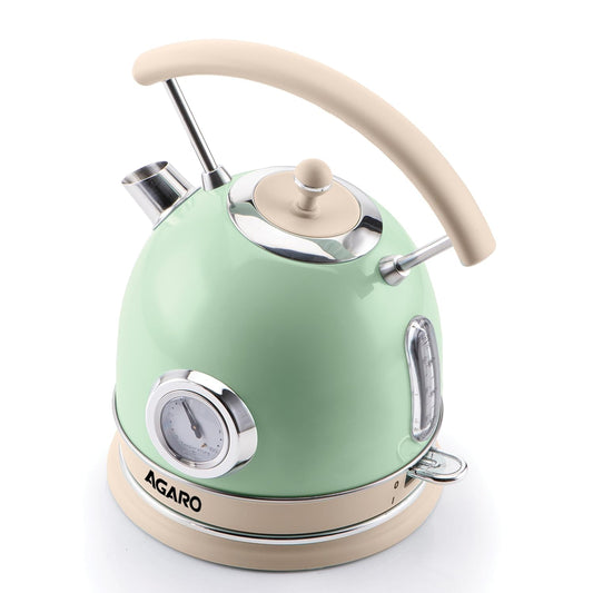 Agaro Regency Vintage Kettle | 1.8L | Stylish | Fast Boiling | Green |