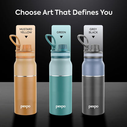 Pexpo Austin Stainless Steel Sipper Water Bottle | 740 ml |
