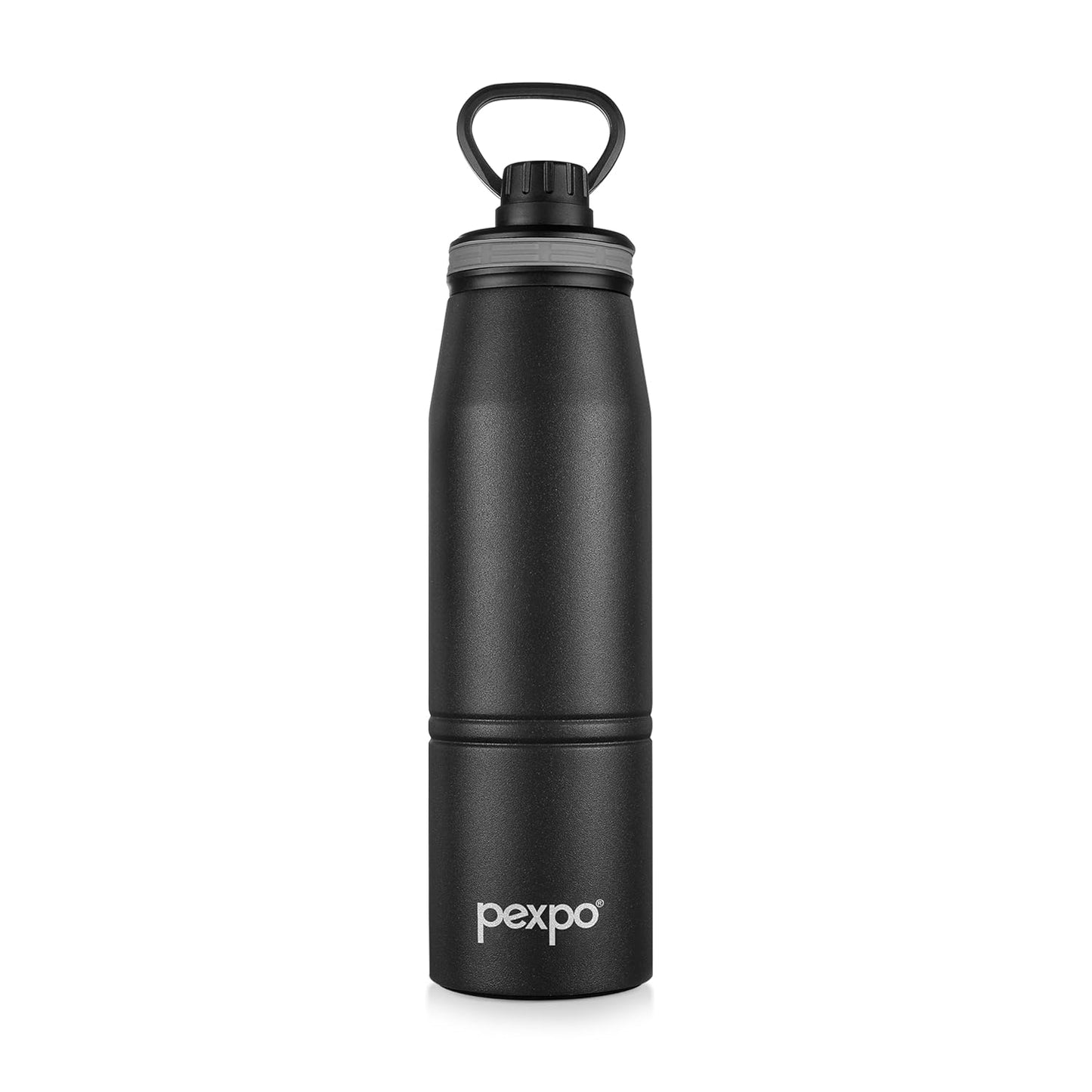 Pexpo Altros Stainless Steel Hot & Cold Vacuum Insulated Flask | 1000ML | Loop Handle |