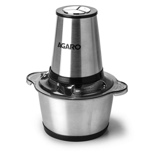 Agaro Delite Vegetable Chopper | 400W | 3 Speed | SS Body |