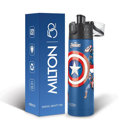 Milton Marvel Mighty Thermosteel Water Bottle | Leak Proof | Ideal for School going Kids |