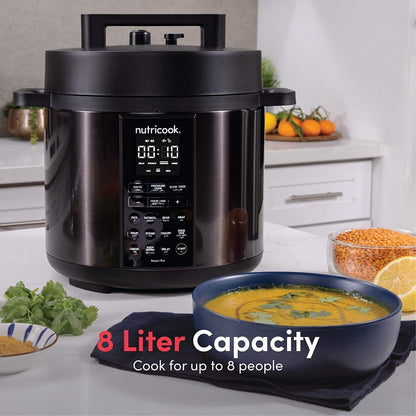 Nutricook | Electric Pressure Cooker | 8 Litre | 1000W | 9 In 1 Instant