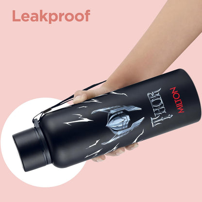 Milt Marvel Artedge Water Bottle | ISI Certified | 750ml | BlackThor |