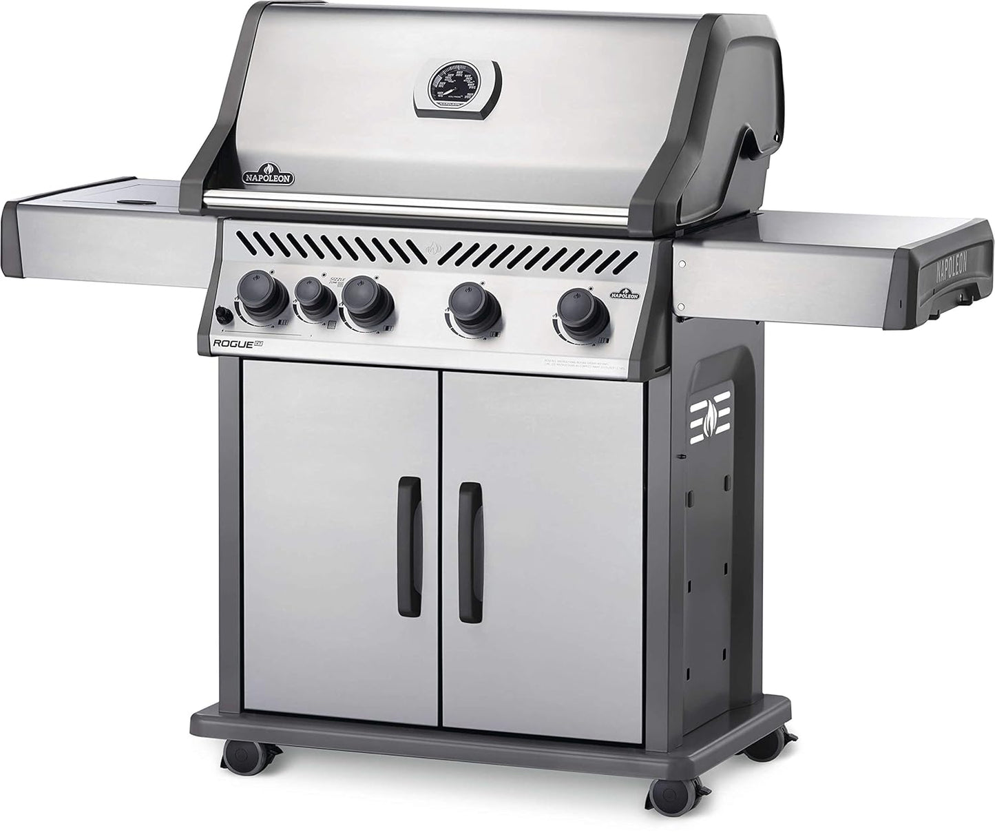 Napoleon Rogue XT 525 | Gas Grill | Stainless Steel | 4 Burner BBQ | Infrared Burner | Outdoor Grilling