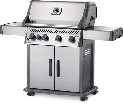 Napoleon Rogue XT 525 | Gas Grill | Stainless Steel | 4 Burner BBQ | Infrared Burner | Outdoor Grilling