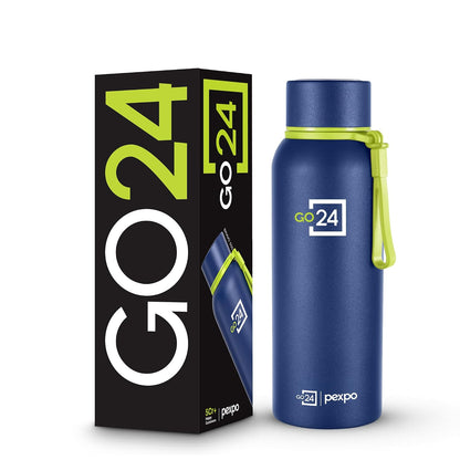 Pexpo Stainless Steel Insulated Flask Bravo | Leak Proof Lid | BPA Free | Hot & Cold |