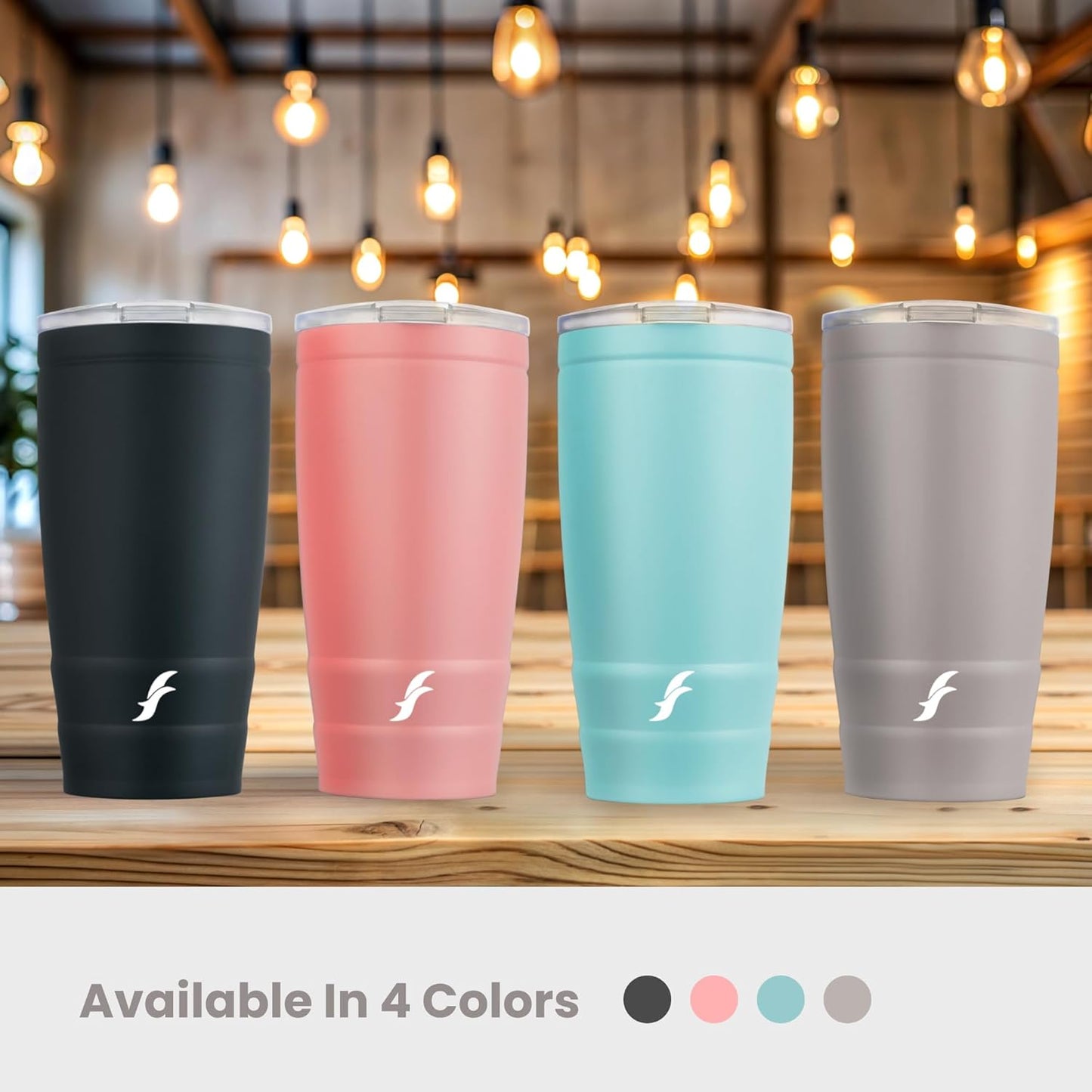 FLAIR Moka Vacuum Insulated Coffee Mug | 500ml | Hot & Cold 12 hrs