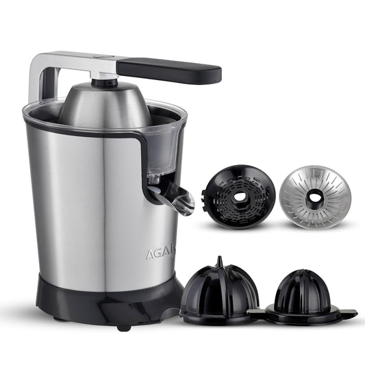Agaro Regency Citrus Juicer | 350W | 650 ml | Silver & Black |
