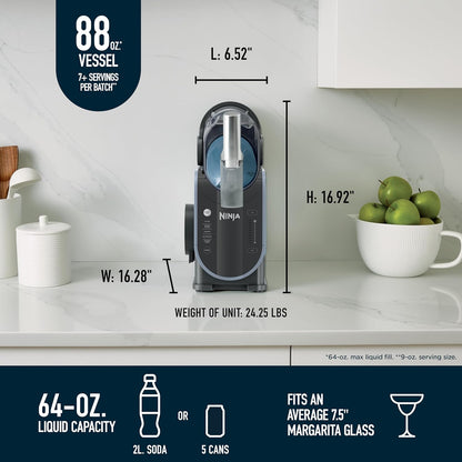 Ninja Professional Slushie & Smoothie Maker | Frozen Drink Machine | 5 Presets | One-Touch |
