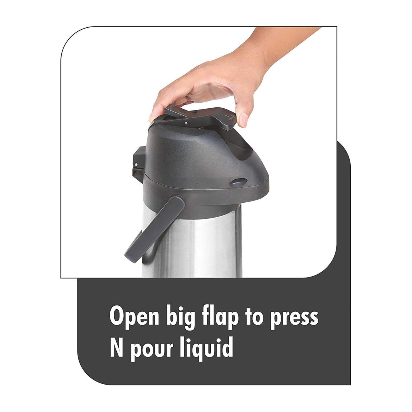 Milton Pinnacle 2000ml Thermosteel | 24 rs Hot & Cold | Silver |