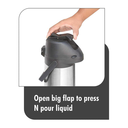 Milton Pinnacle 2000ml Thermosteel | 24 rs Hot & Cold | Silver |