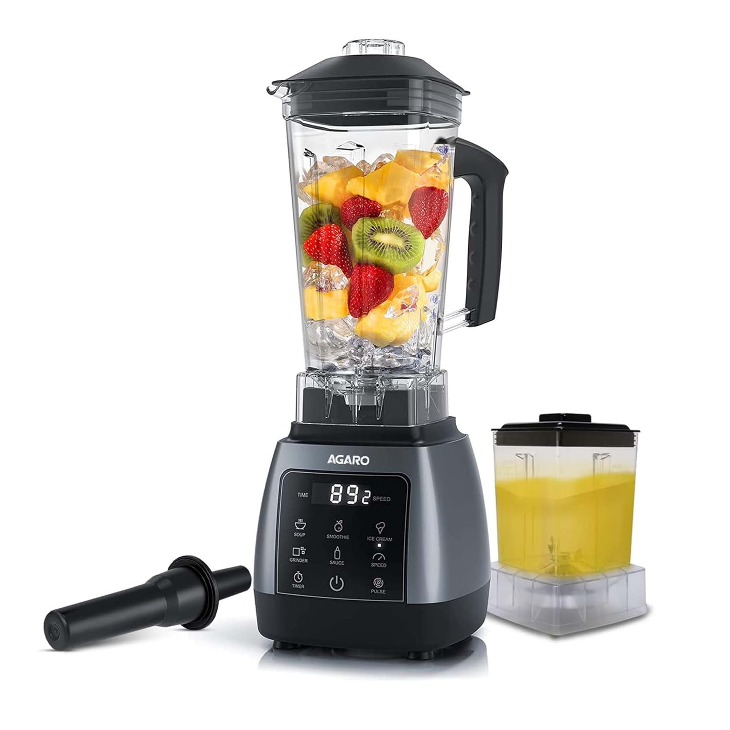 Agaro Royal Professional Blender | 5 Preset Function | 2000W | 9 Speed | Black |