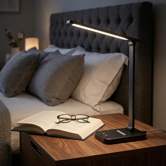 AGARO Regal Study Table Lamp | 5W LED Desk Light | USB Type-C | Touch Control |