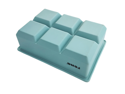 Rena Silicone Square Ice Cube Tray Big - 6 | Easy to Use |