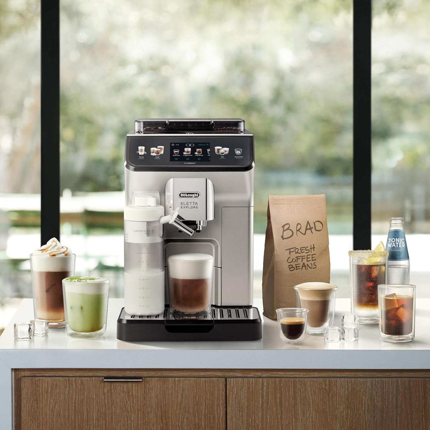 Delongi Elette Explore Coffee Machine | Black | 1450 Watts | Espresso Machine