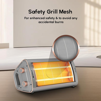 Havells Comodito | 900 Watt | Room Heater | Safety Grill | 120 Minute Sleep Time |