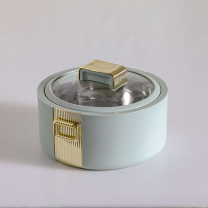 Jaypee Regalia Klass Inner Stainless Steel Casserole | 1500ml | Green |