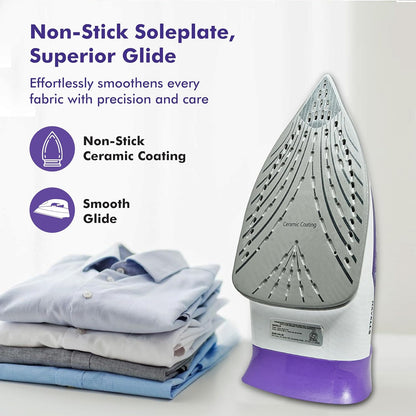 HAVELLS Husky | 2200 W | Steam Iron | Purple | Auto Shut Off |