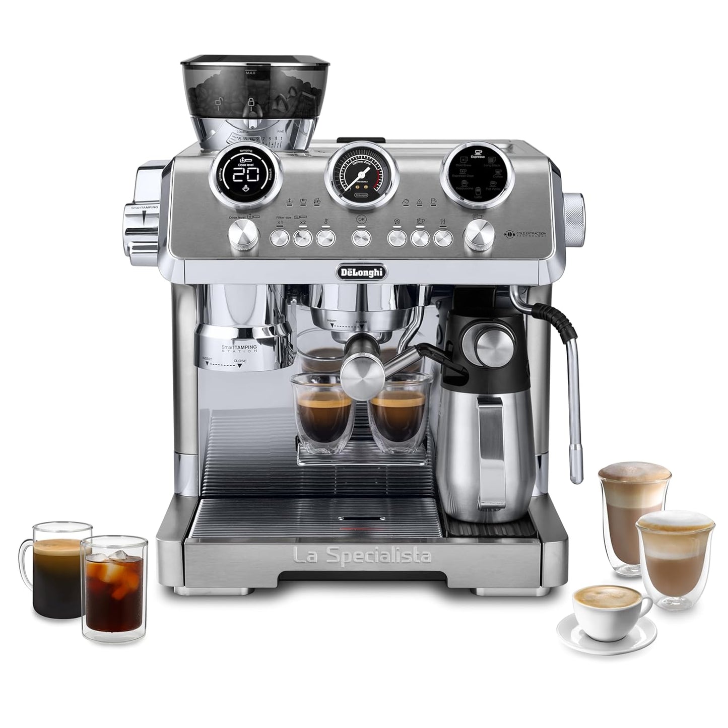 De'Longhi La Specialista Maestro Coffee Machine | 2 way Frothing | 19 Bar Pressure |