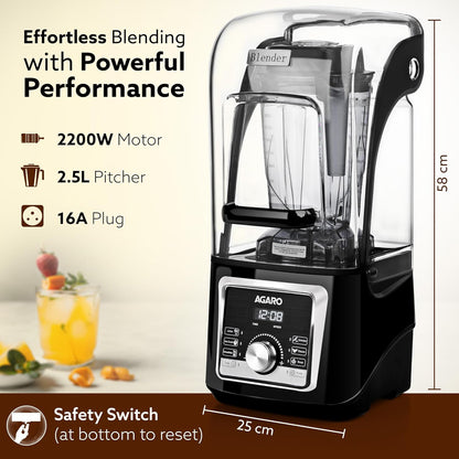 Buy Agaro Imperial Professional Blender | 2200W | 2.5L | Black |