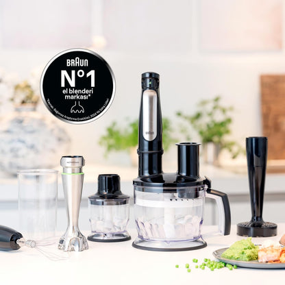 MultiQuick 7 Hand Blender with Beaker | 1000W | Black